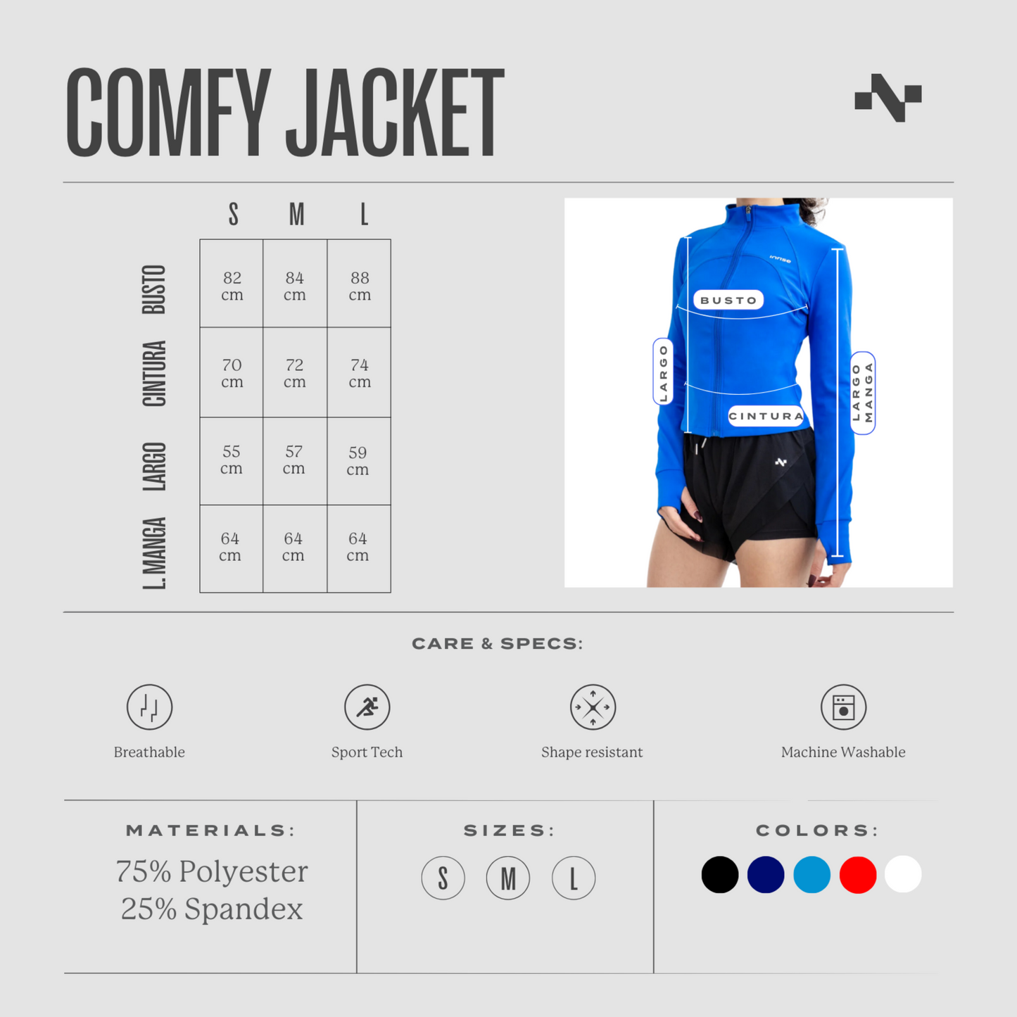 Comfy jacket | Chamarra deportiva ligera