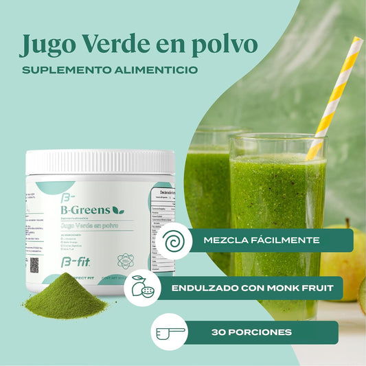 B-Greens Jugo Verde en Polvo - 30 porciones