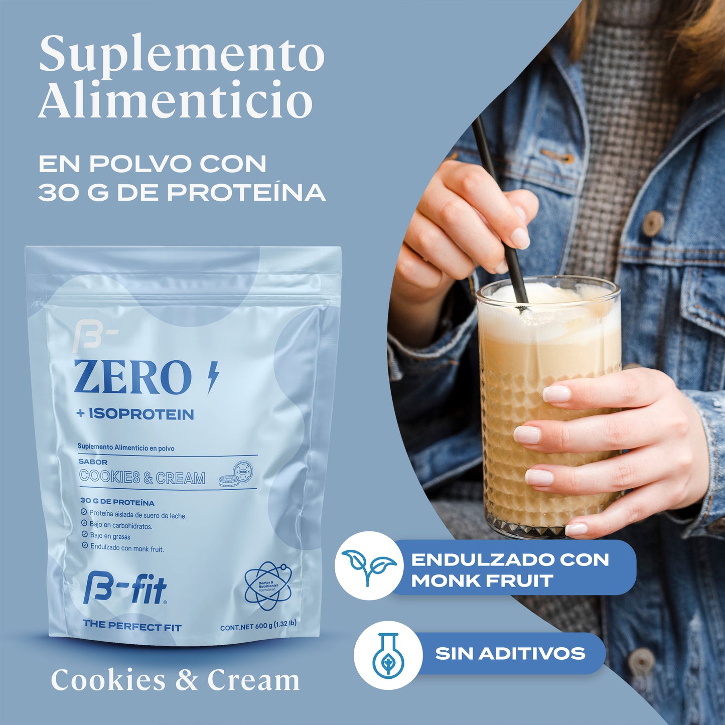 Proteina Zero+ Isolated - 17 porciones (600g)