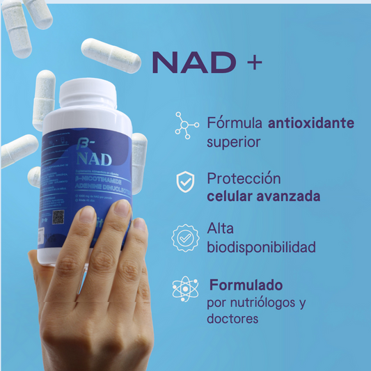 NAD (Nicotinamide Adenine Dinucleotide) - 90 Cápsulas
