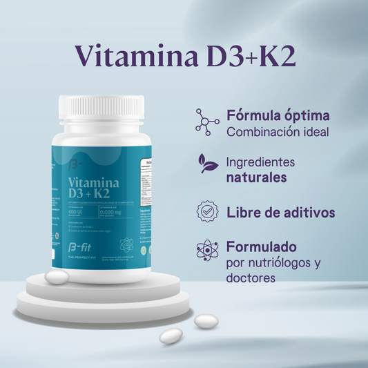 Vitamina D3 + K - 120 Cápsulas