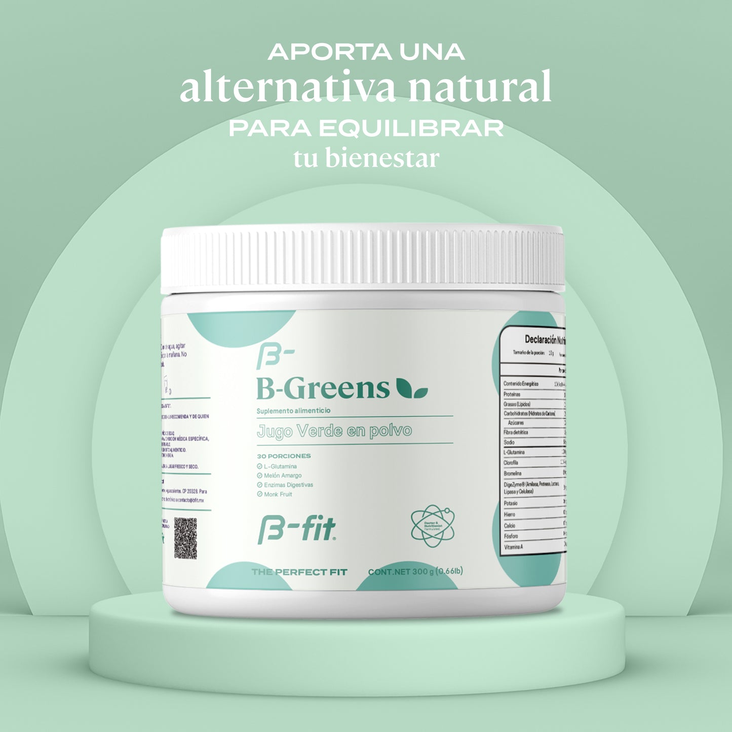 B-Greens Jugo Verde en Polvo - 30 porciones