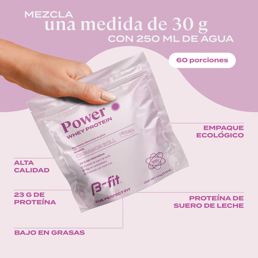 Proteína Whey - 60 porciones (1.8 Kg)