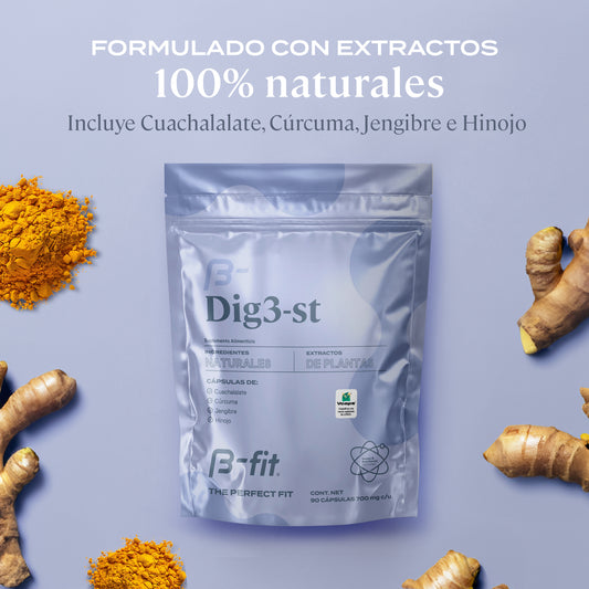 Digestivo herbal DIG3-ST - 90 Cápsulas