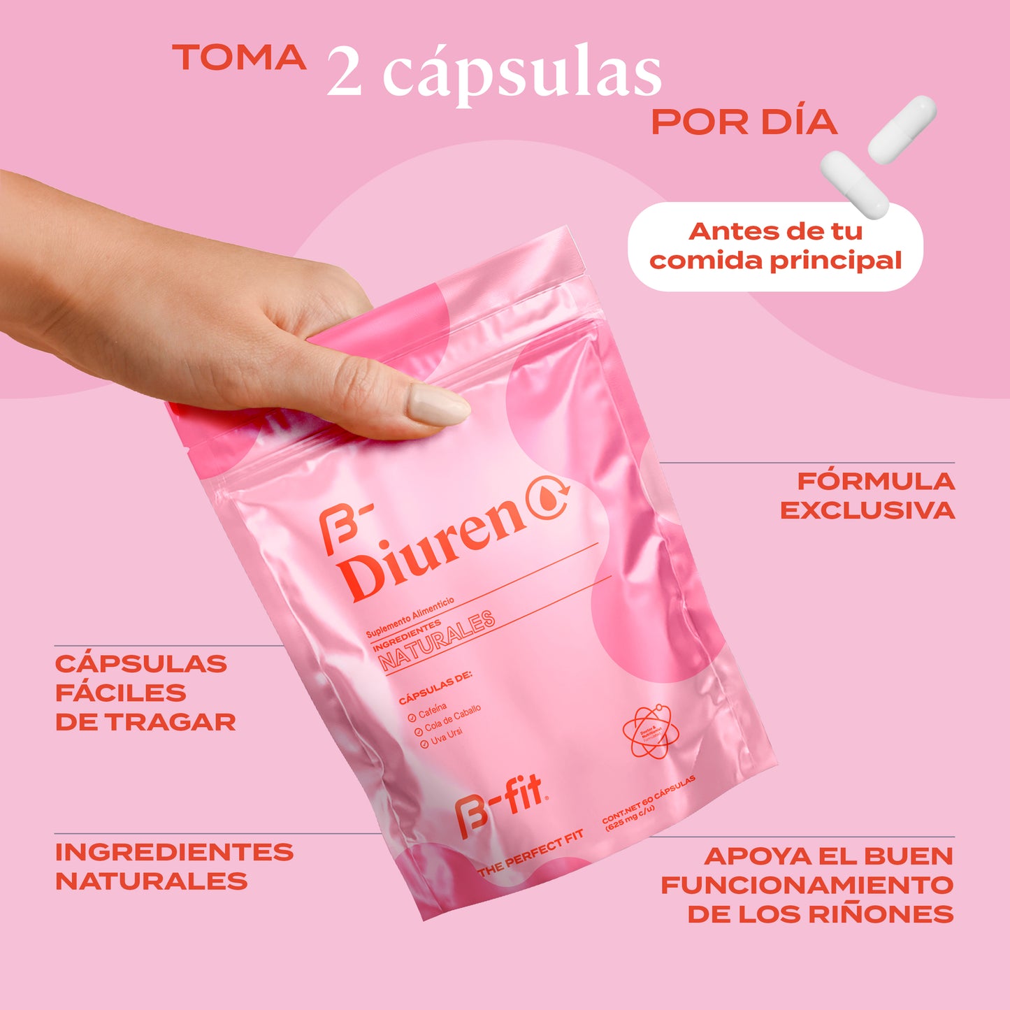 Diurético Diuren - 60 Cápsulas
