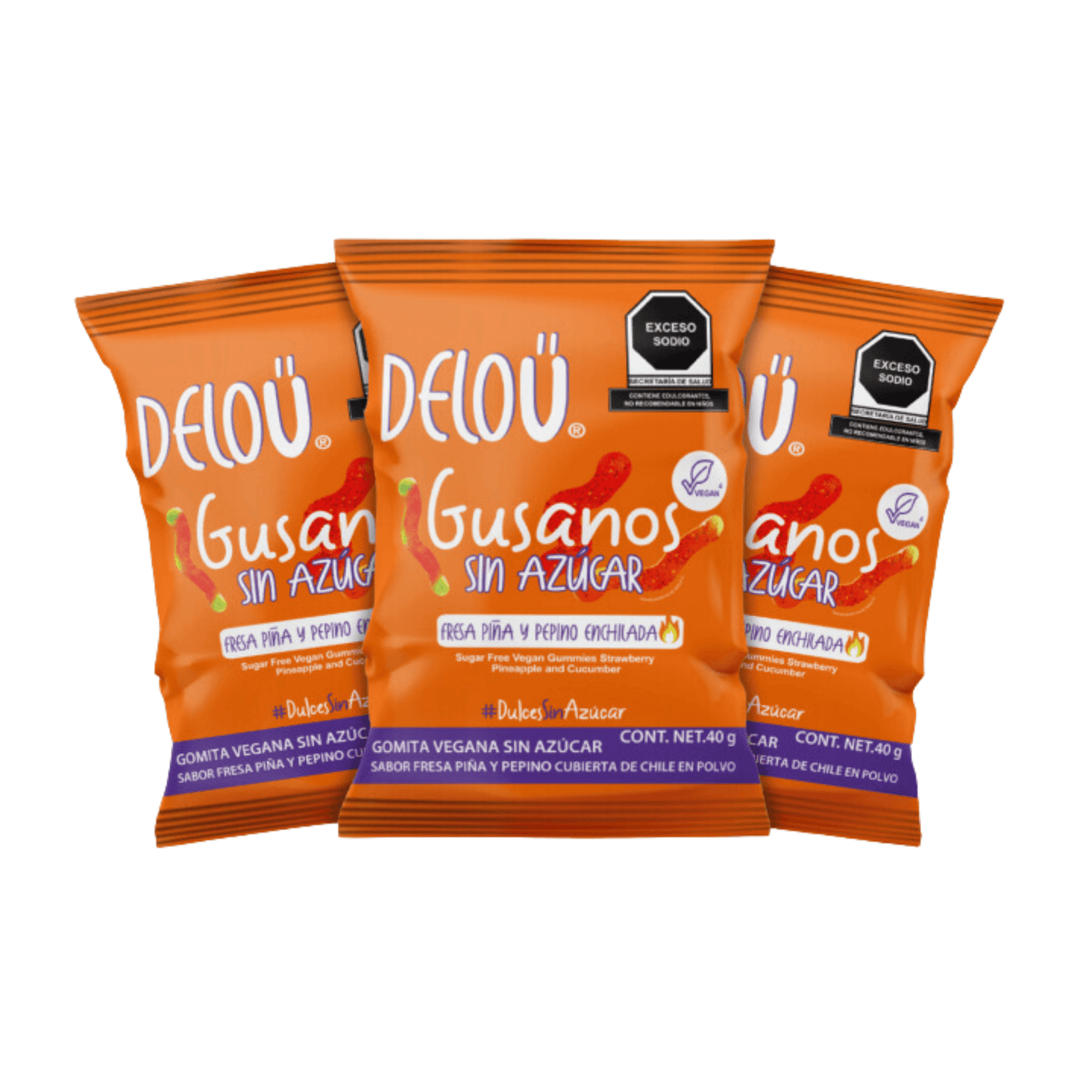 Mix gusanos enchilados