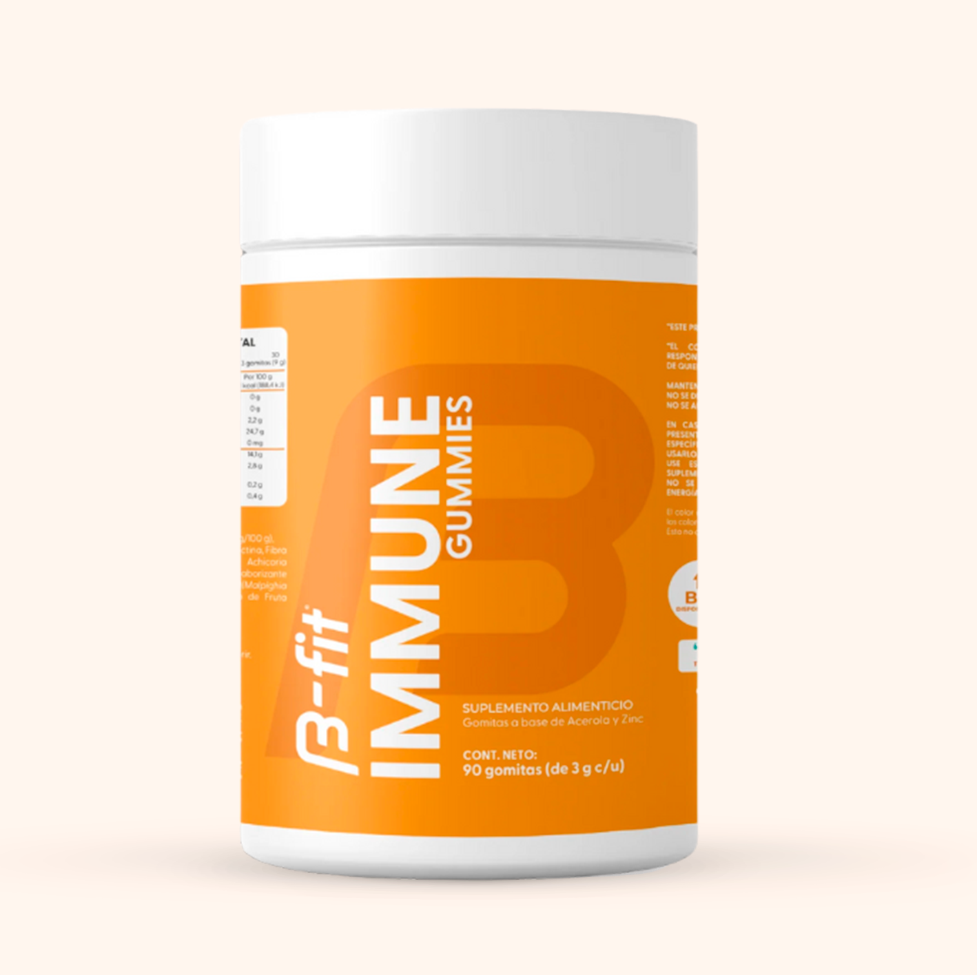 Gomitas Inmune de Vitamina C y L-Optizinc® - 90 gomitas