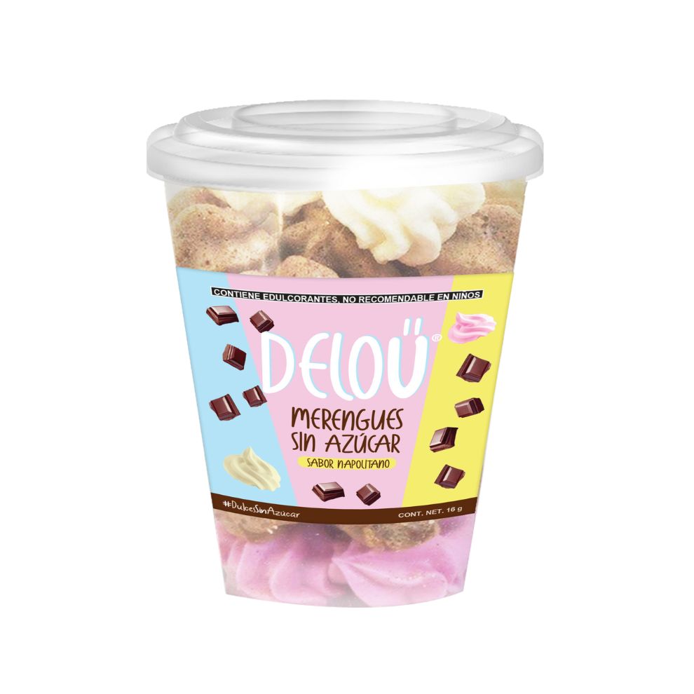 Deloü Merengues Sabor Napolitano y Moka - 1 Lt