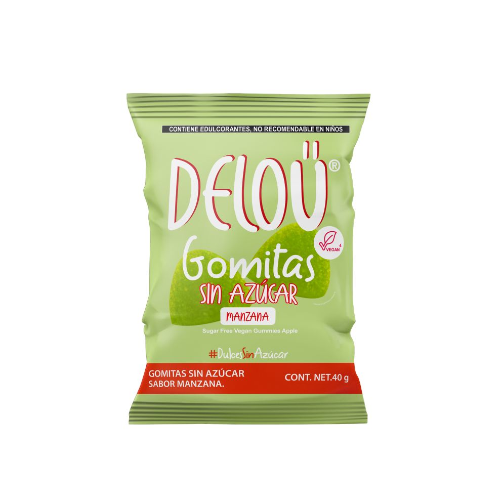 Deloü Gomitas sabor Manzana sin azúcar