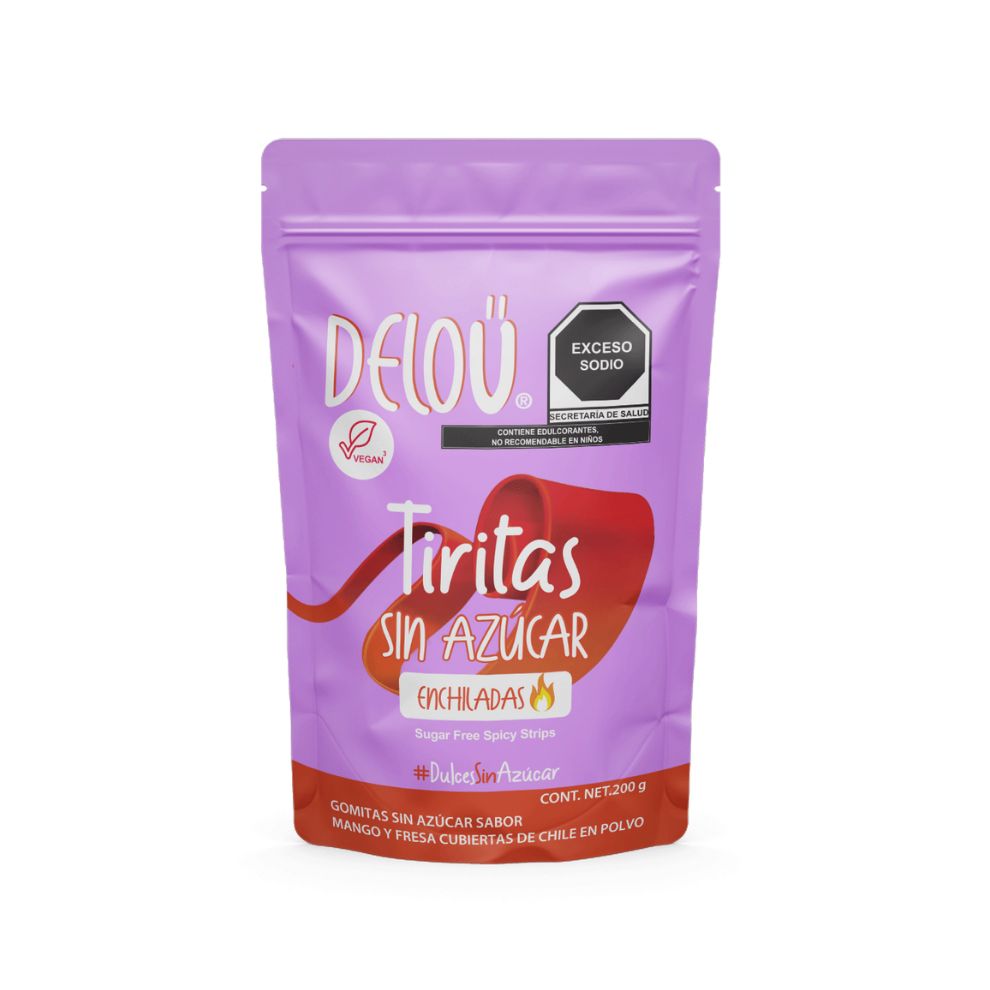 Deloü Tiritas enchiladas veganas