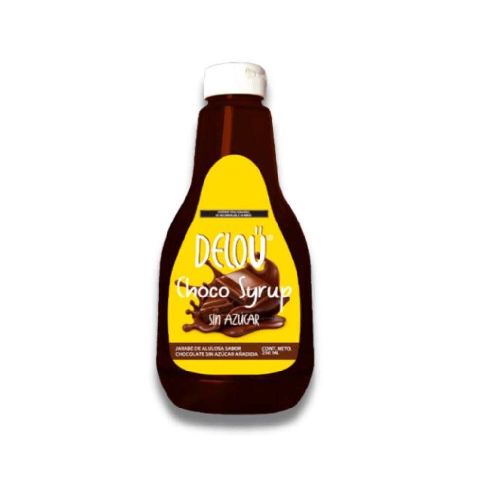 Deloü Choco Syrup jarabe de chocolate sin azúcar - 250ml