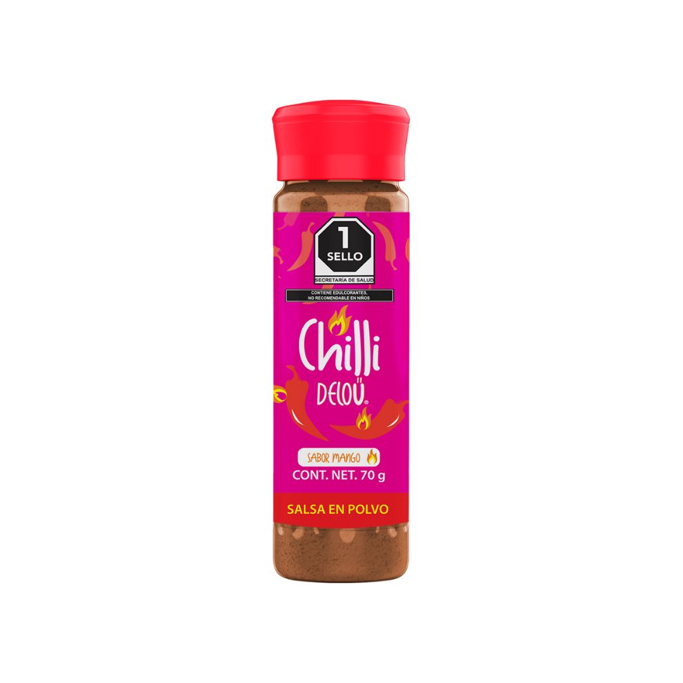Deloü Chilli chile en polvo sin azúcar sabor Mango - 70g