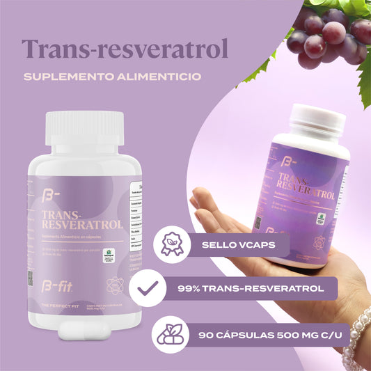 Trans-Resveratrol - 90 Cápsulas