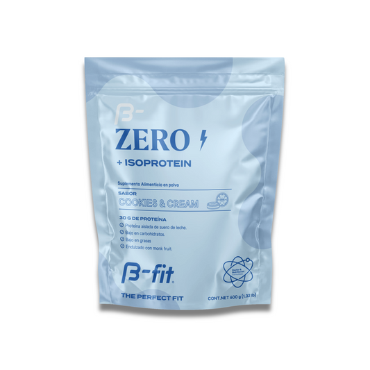 Proteina Zero+ Isolated sabor Cookies & Cream - 600g (17 servicios)