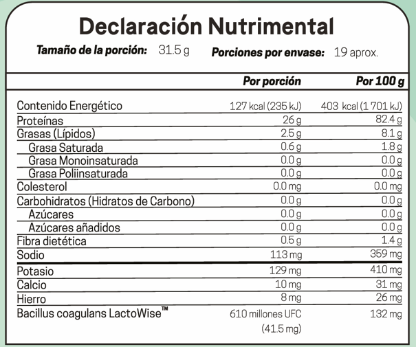 Proteína Vegana sabor Rol de Canela - 600g (19 servicios)
