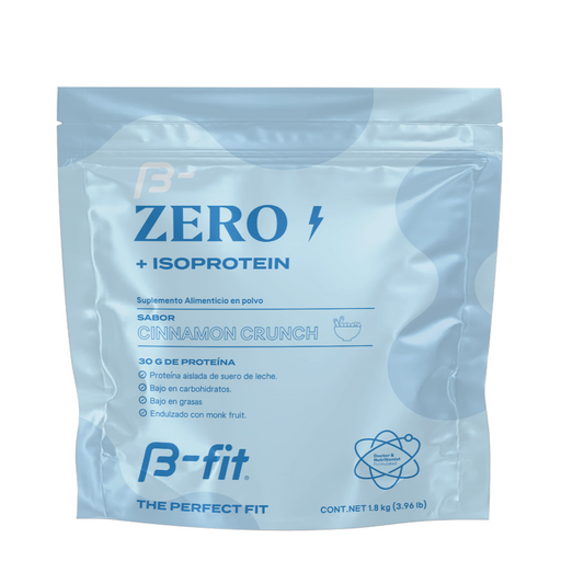 Proteina Zero+ Isolated sabor Cinnamon Crunch - 1.8Kg (51 servicios)