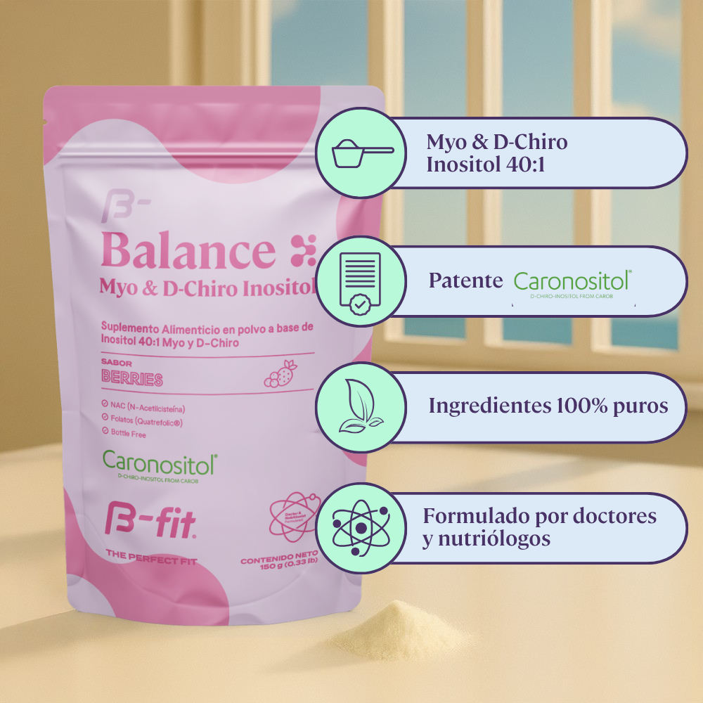 Balance Inositol Mezcla 40:1 + Folatos Quatrefolic®