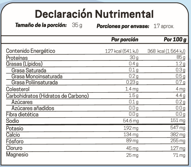 Proteina Zero+ Isolated sabor Vainilla - 600gr (17 servicios)