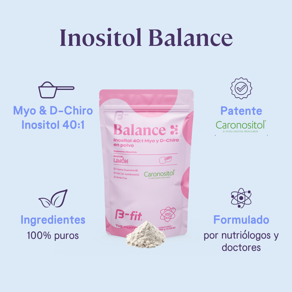 Balance Inositol Mezcla 40:1 + Folatos Quatrefolic®