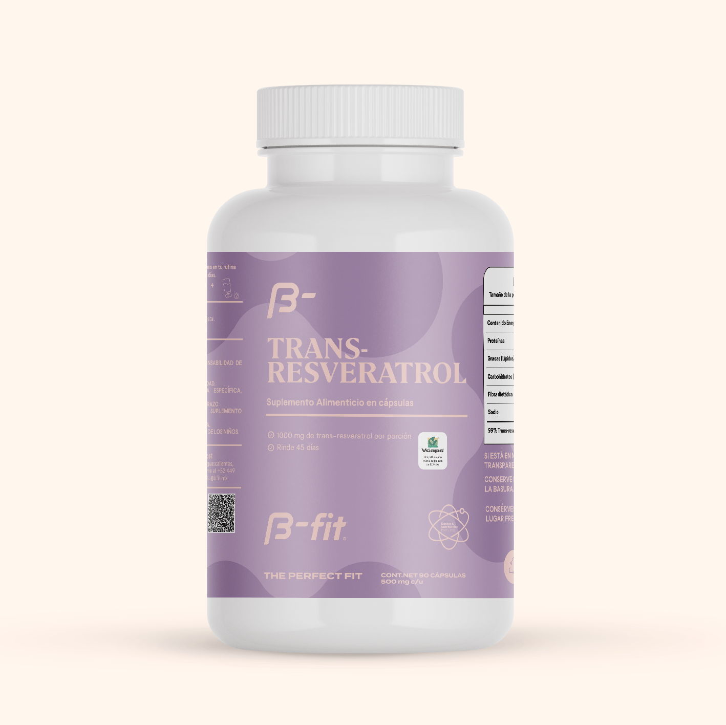 Trans-Resveratrol - 90 Cápsulas