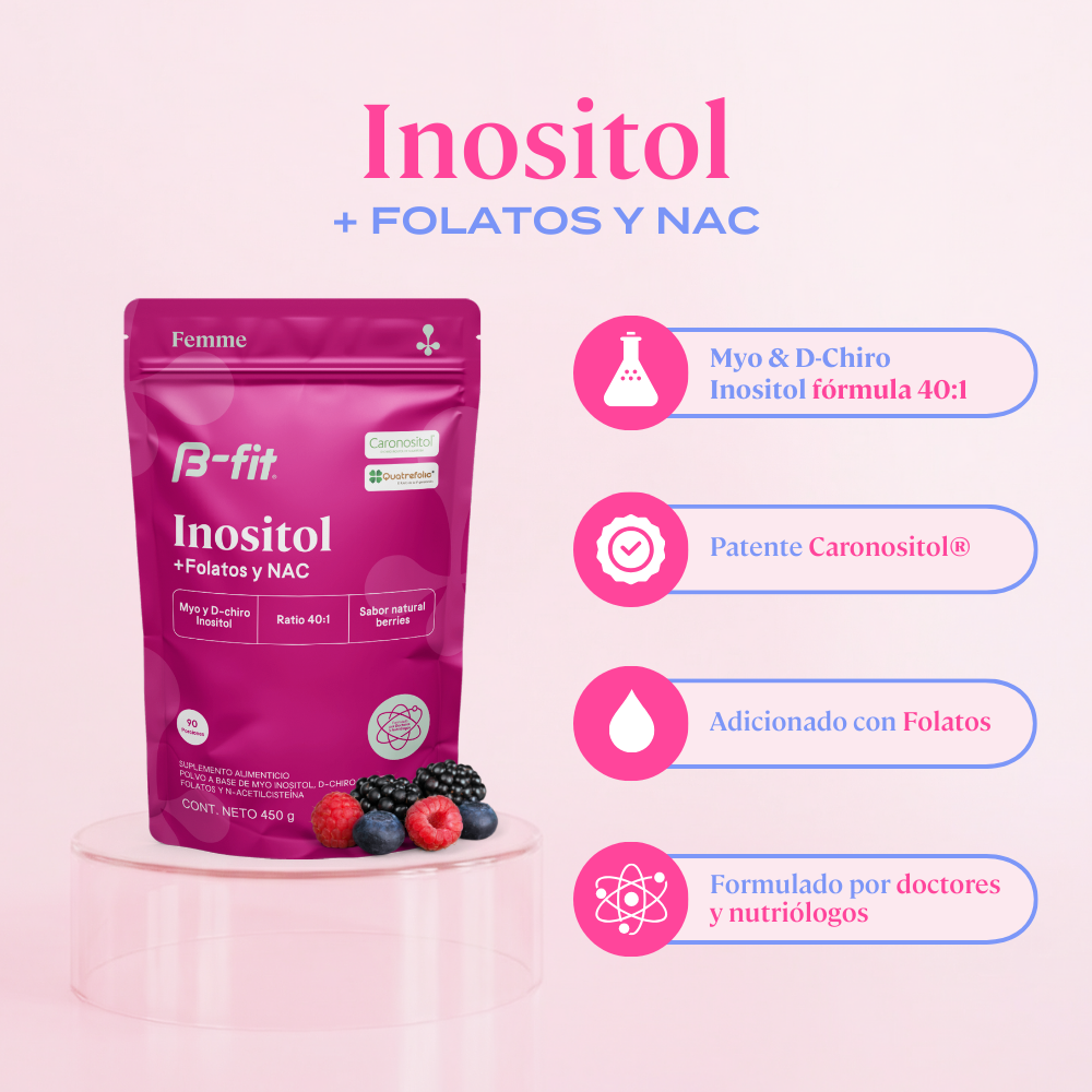 Inositol 40:1 + Folatos y NAC