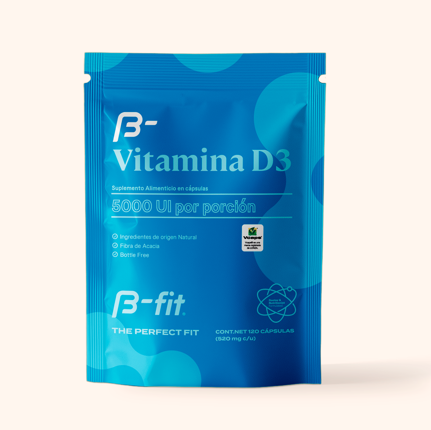 Vitamina D3 5000UI - 120 Cápsulas