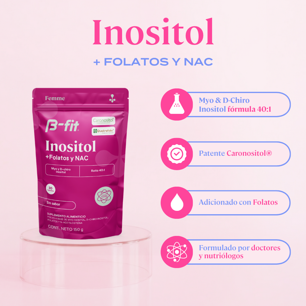 Inositol 40:1 + Folatos y NAC - Polvo