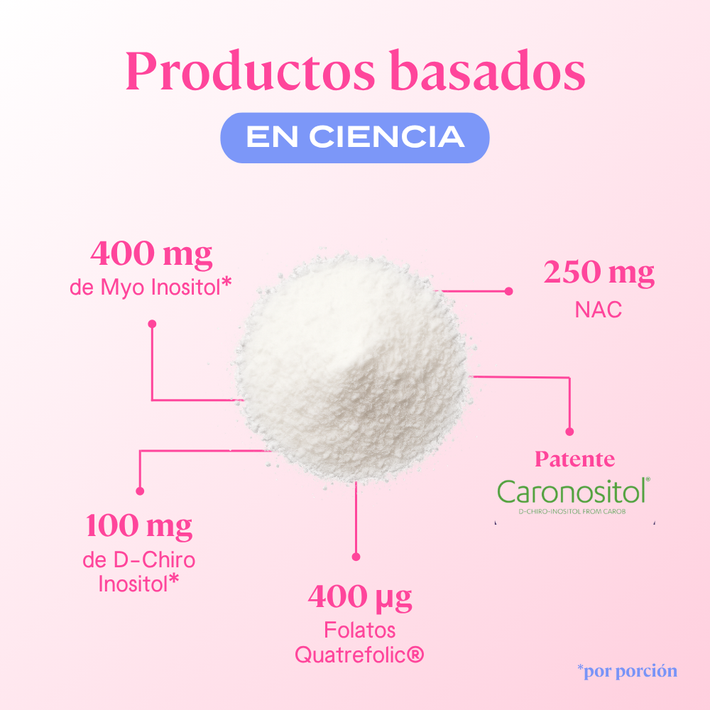 Inositol 40:1 + Folatos y NAC - Polvo