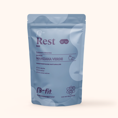 Nootrópicos Naturales | Rest N8 sabor manzana verde - 150g