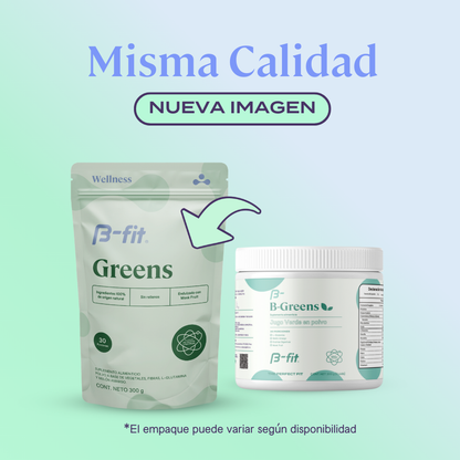 B-Greens Jugo Verde en Polvo - 30 porciones