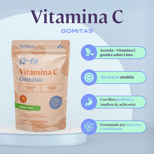 Gomitas Inmune de Vitamina C y L-Optizinc® - 90 gomitas