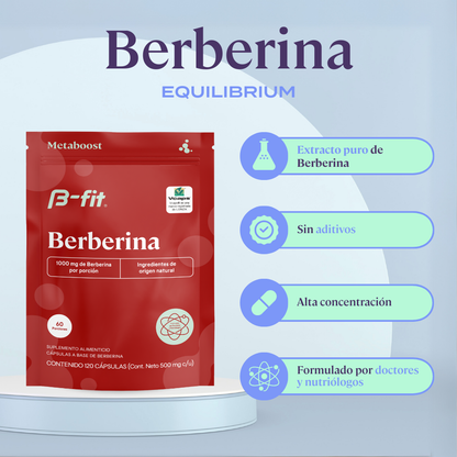 Berberina - 120 Cápsulas | 60 porciones
