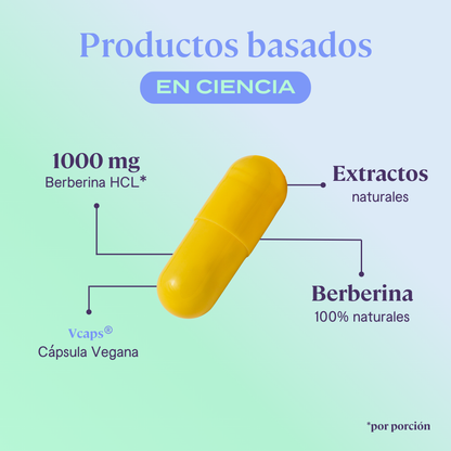 Berberina - 120 Cápsulas | 60 porciones