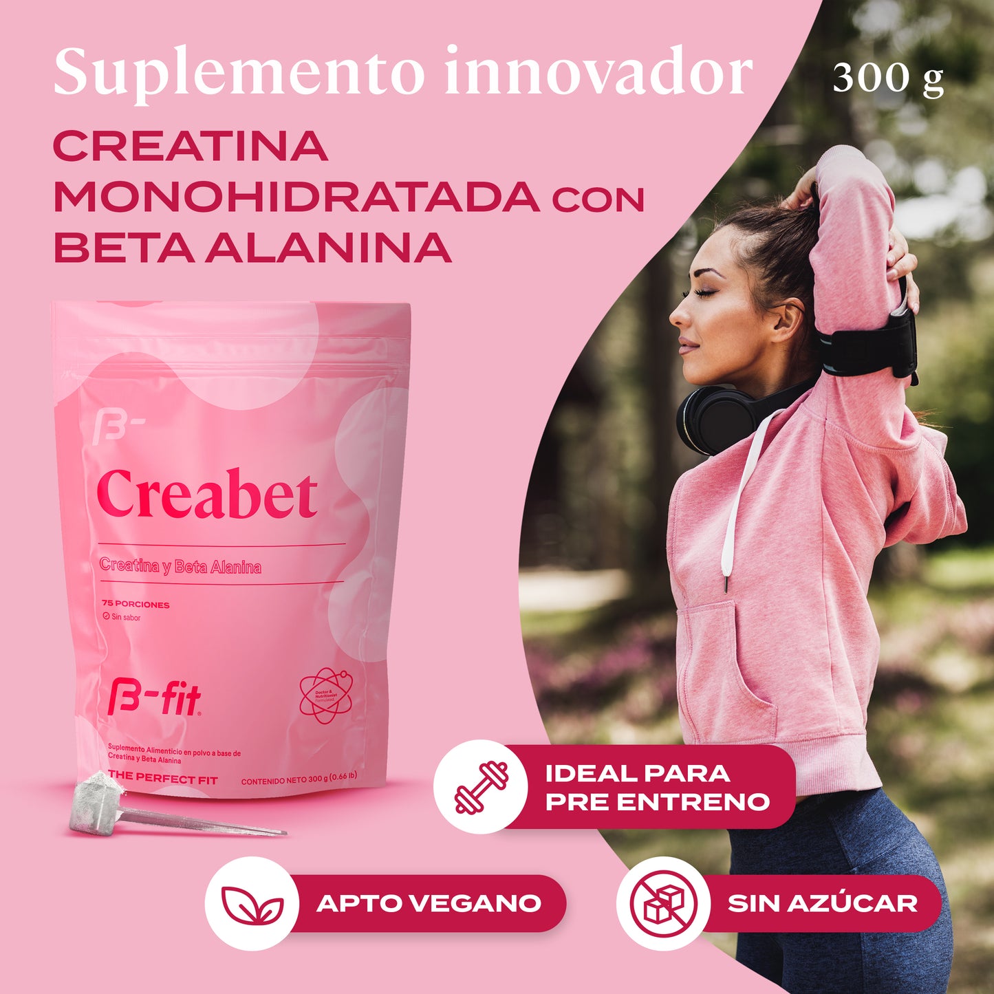 Creabet Creatina + Beta Alanina | B-fit