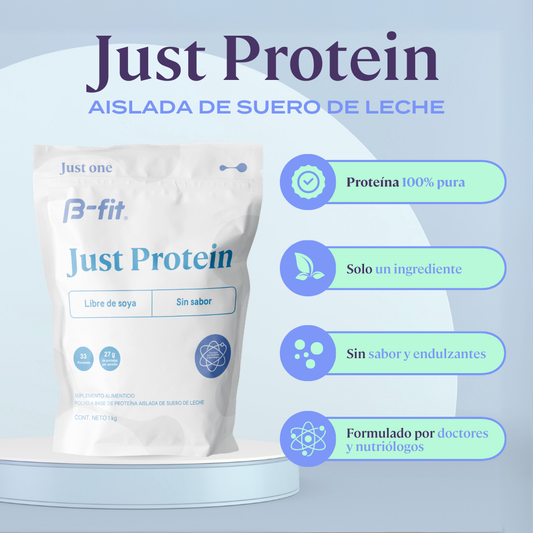 Just Protein | Proteína 100% pura sin sabor - 33 porciones (1 Kg)