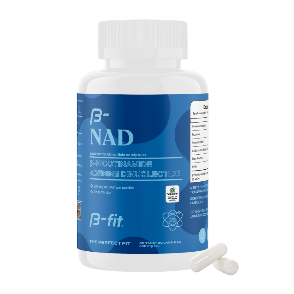 NAD (Nicotinamide Adenine Dinucleotide) - 90 Cápsulas