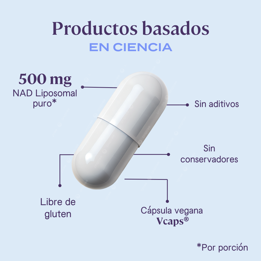 NAD (Nicotinamide Adenine Dinucleotide) - 90 Cápsulas