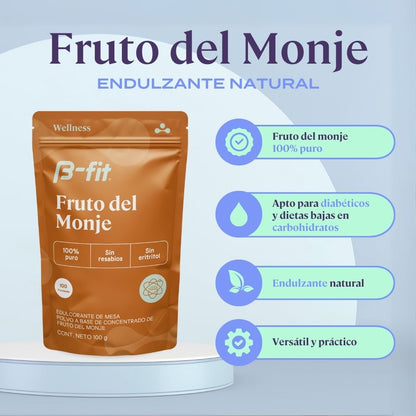 Monk Fruit 100% Puro | 100g
