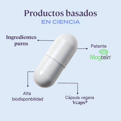 Treonato de Magnesio - 180 Cápsulas