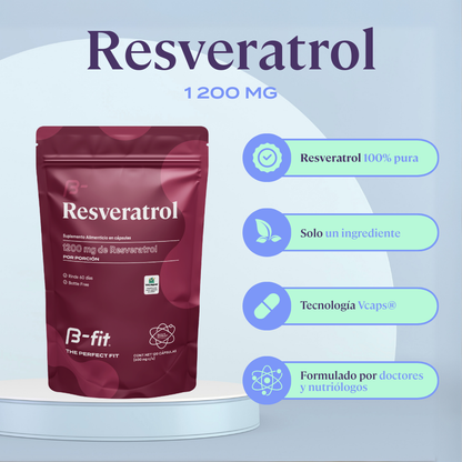 Resveratrol - 120 Cápsulas | 60 porciones