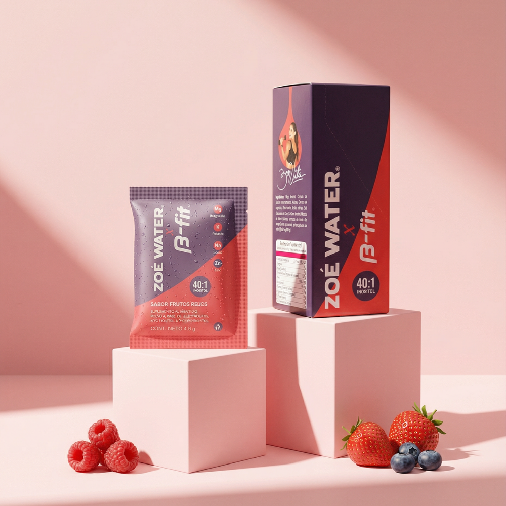 Electrolitos con Inositol Zoé Water x B-Fit - Polvo