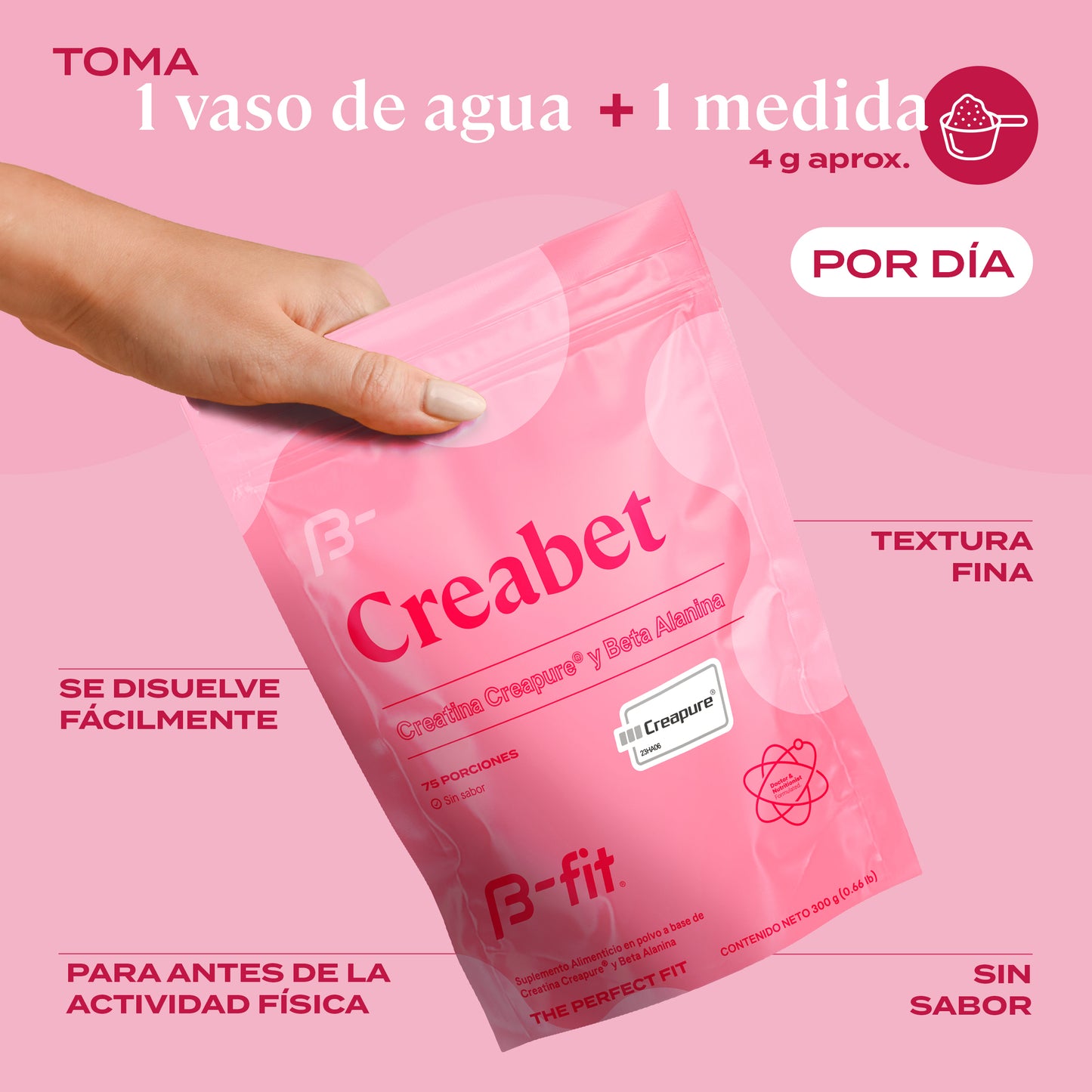 Creabet Creatina + Beta Alanina Creapure® | B-fit