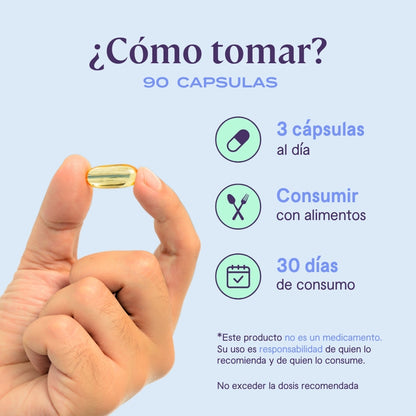 Smart Omega 3 - Cápsulas Sabor Limón