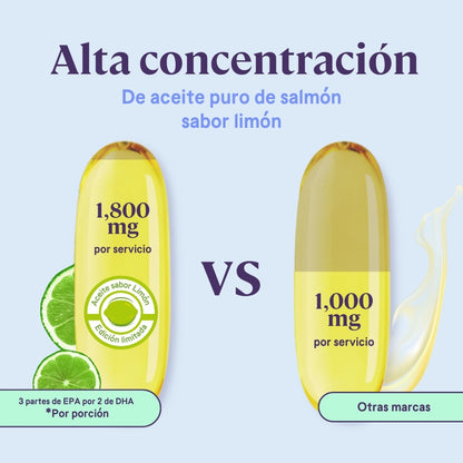 Smart Omega 3 - Cápsulas Sabor Limón