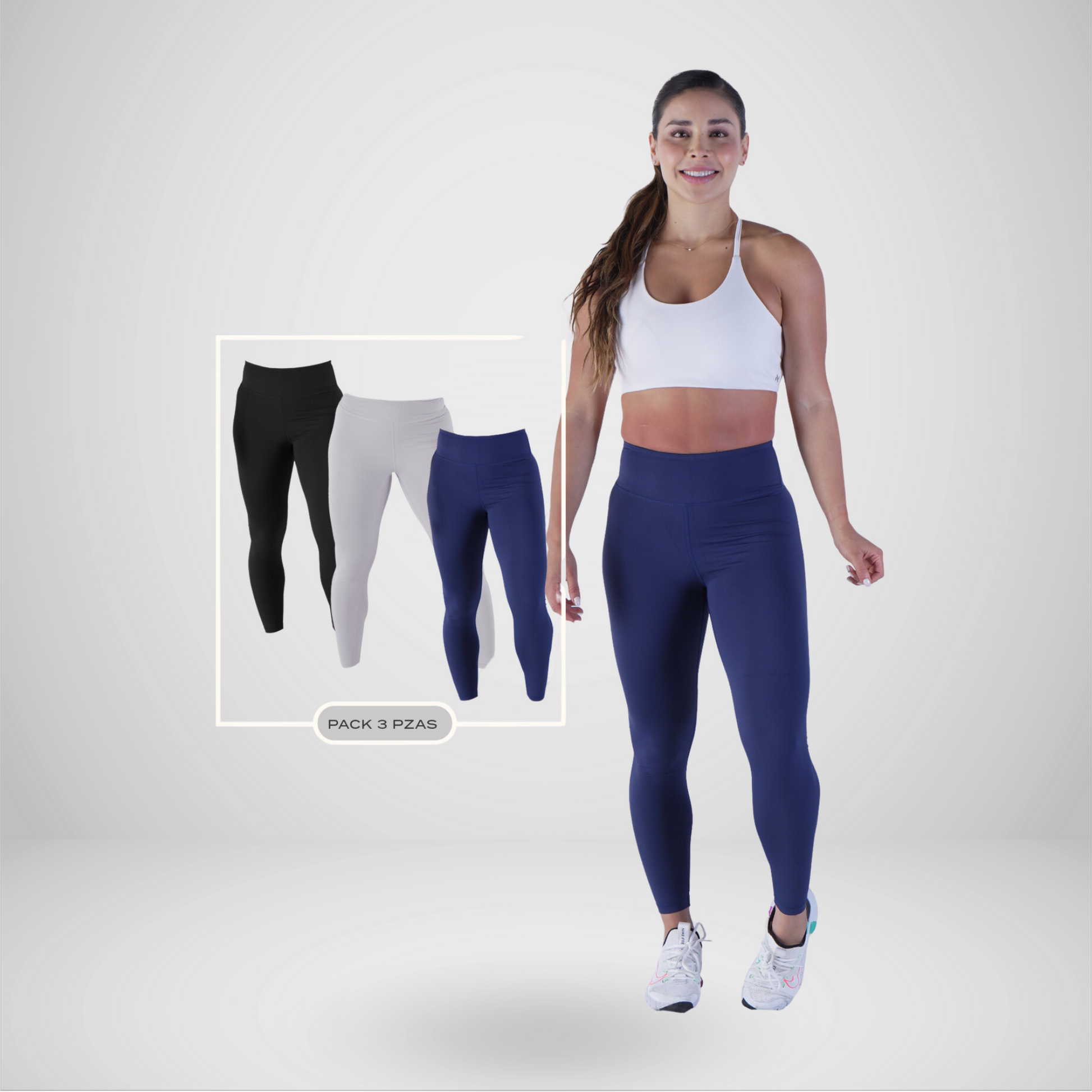 3-Pack Basic Legging Deportivo B-fit