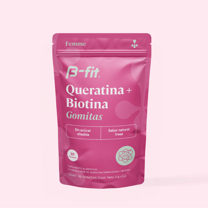 Gomitas Queratina + Biotina - 90 Gomitas | 30 porciones
