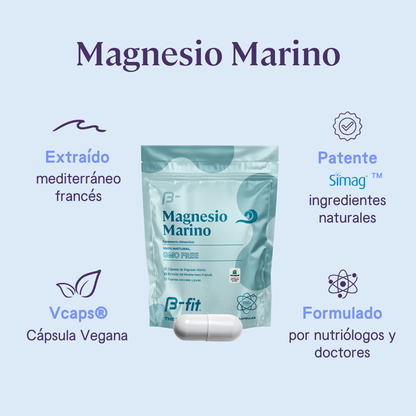 Magnesio Marino 100% Natural - 90 Cápsulas
