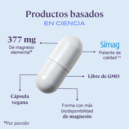 Magnesio Marino 100% Natural - 90 Cápsulas