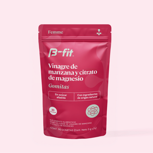 Gomitas de Vinagre de Manzana y Citrato de Magnesio - 90 Gomitas | 30 porciones