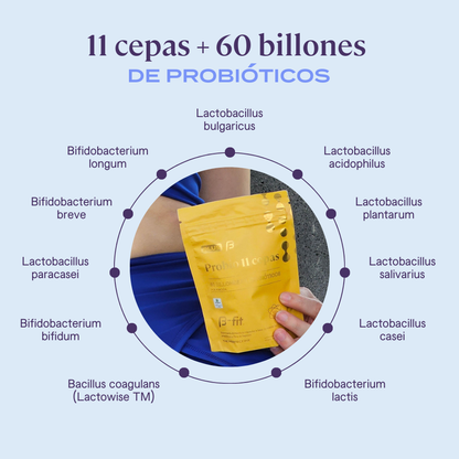 Plus Probio - 11 cepas, 60 billones de probióticos